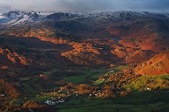 sunrise from Heron pike looking towards Easdale