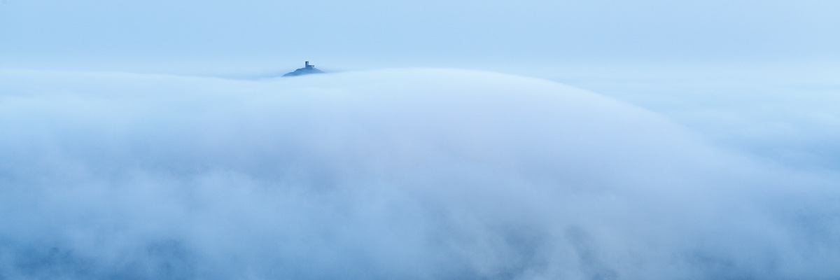 Photo taken at Cox Tor looking towards Brentor